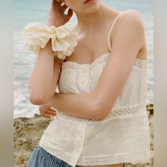 Zara embroidered top - Picture 1 of 5